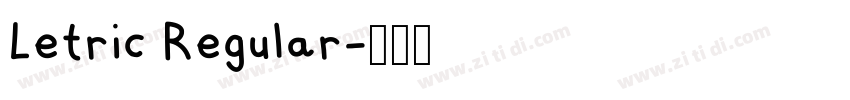 Letric Regular字体转换 Letric Regular字体转换
